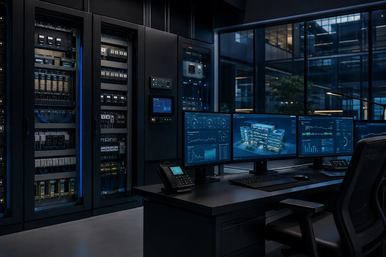 Smart building controls and electrical systems